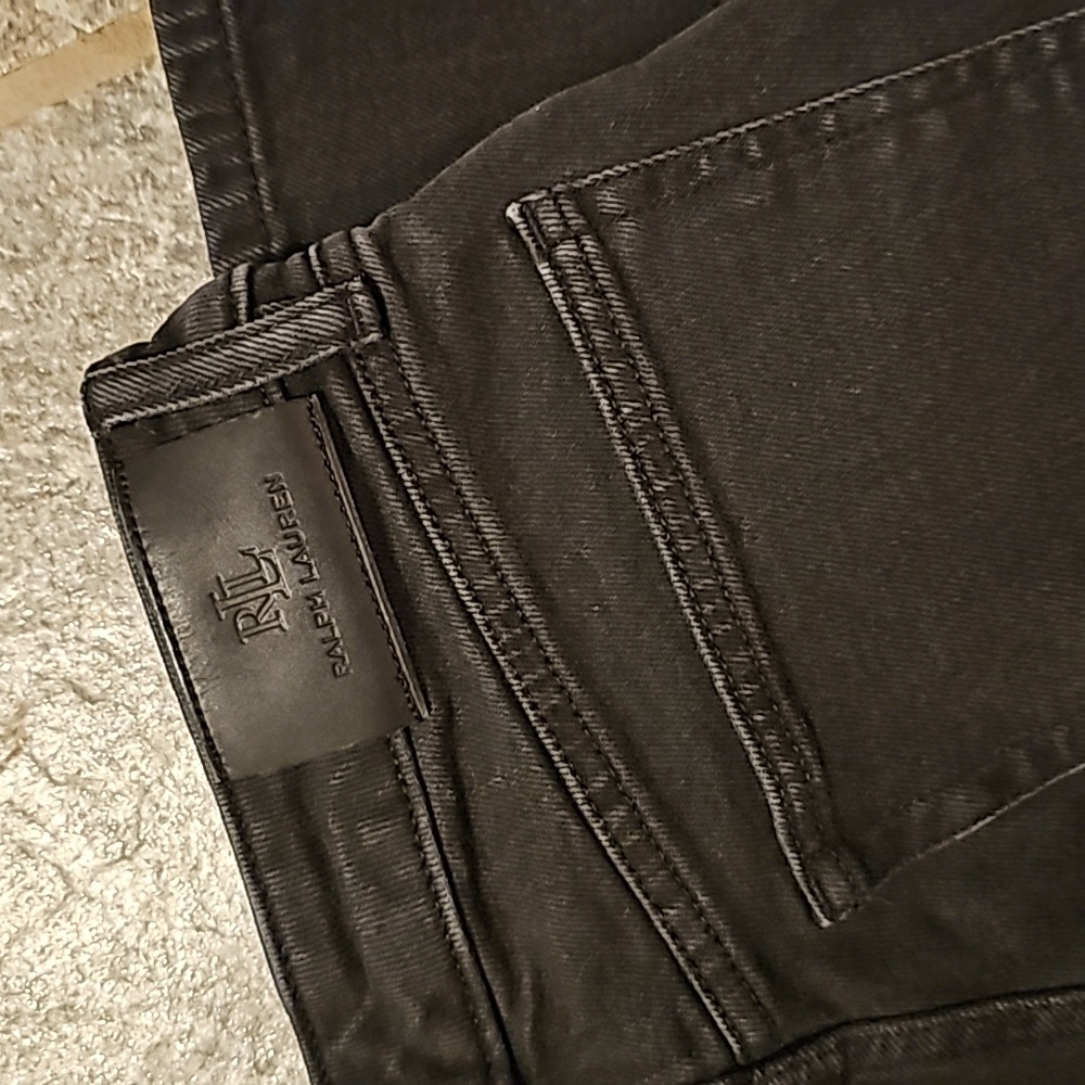 LAUREN Ralph Lauren black jeans size 6 - Picture 6 of 8